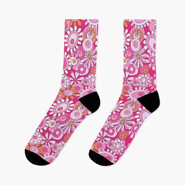 Item preview, Pink flower pattern 60's and Barbie inspired designed and sold by Virginia Fitzgerald.