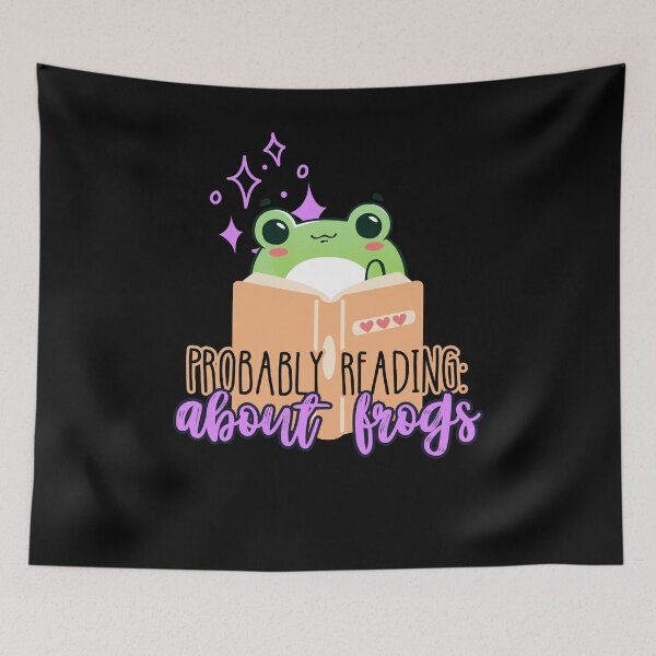 Item preview, Probably Reading About Frogs. Reading Frog designed and sold by slicksquid.