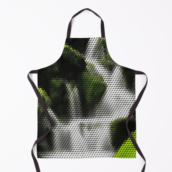 Item preview, Waterfall Green Moss Rocks 3D Cubes Low Poly Art designed and sold by SpiroJo.