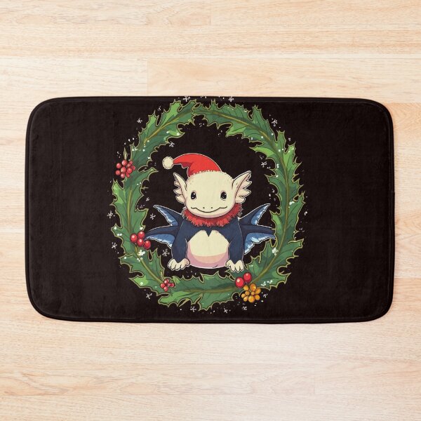 Item preview, Christmas Axolotl designed and sold by creativellashop.