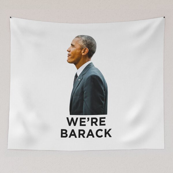 Item preview, We're Barack (transparent) - Obama "we're back" meme  designed and sold by USA Design.