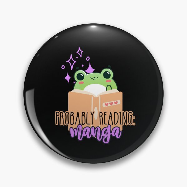 Item preview, Probablemente leyendo manga. Rana leyendo designed and sold by slicksquid.