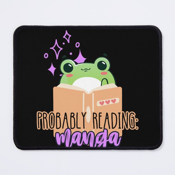 Item preview, Probablemente leyendo manga. Rana leyendo designed and sold by slicksquid.