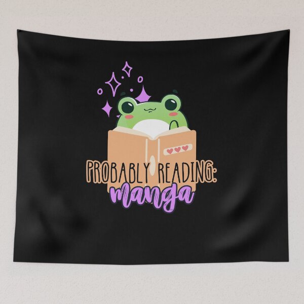Item preview, Probably Reading Manga. Reading Frog designed and sold by slicksquid.