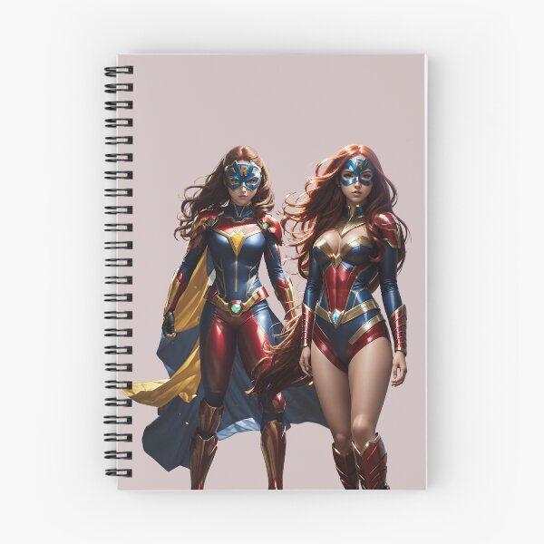 Item preview, Couple of young super heroine girls urban style street wear designed and sold by Carlos Gudino.