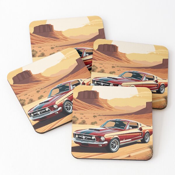 Item preview, American Muscle Car Desert scene  designed and sold by VenZolic.