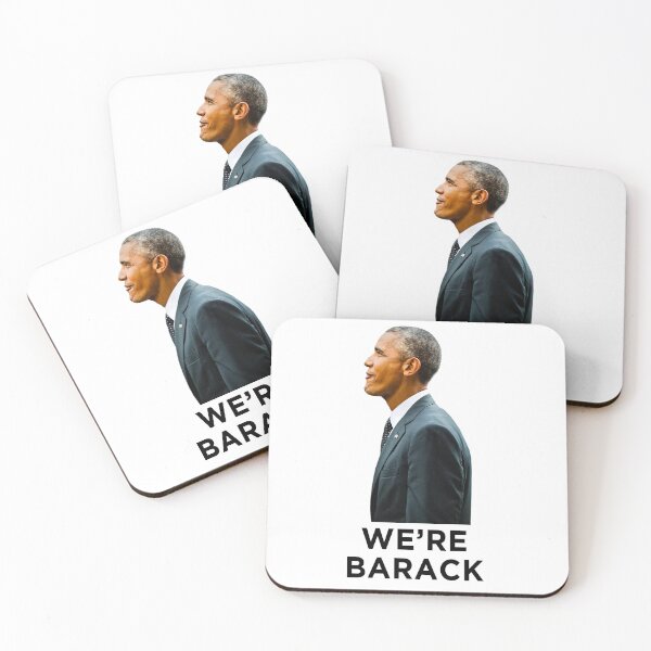 Item preview, We're Barack (transparent) - Obama "we're back" meme  designed and sold by USA Design.