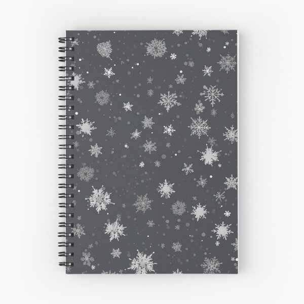 Item preview, CHRISTMAS  |  Snowflakes on Grey designed and sold by RedHandedOD.