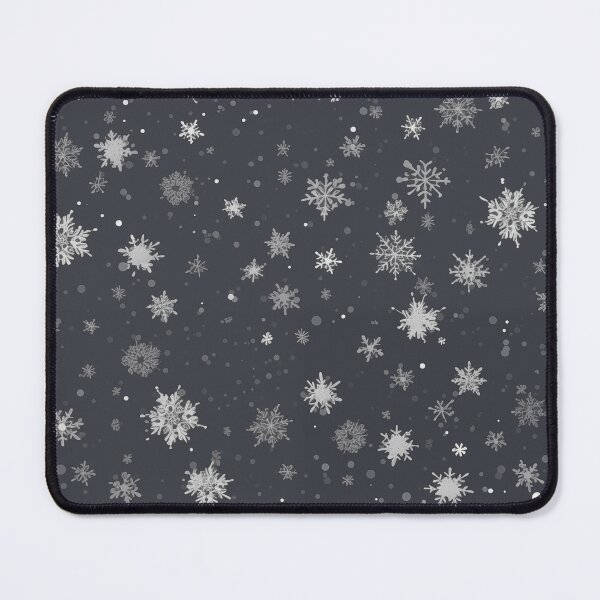 Item preview, CHRISTMAS  |  Snowflakes on Grey designed and sold by RedHandedOD.