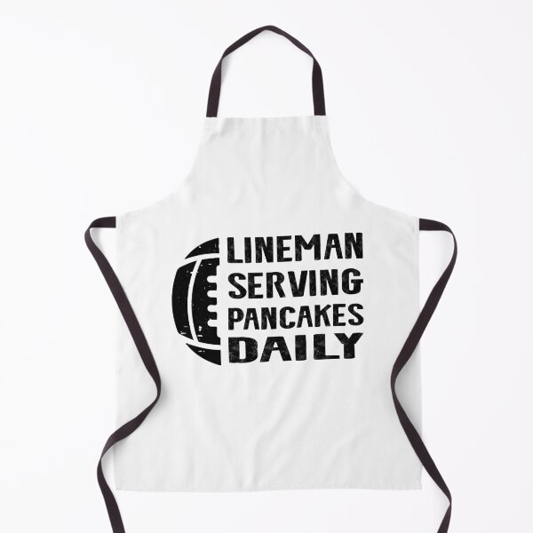 Item preview, Lineman Serving Pancakes Daily Black Football Design designed and sold by dannybel.