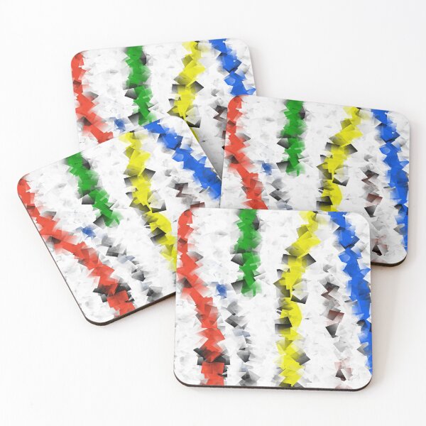 Item preview, Colored Square Lines designed and sold by Jeremy Crotty.