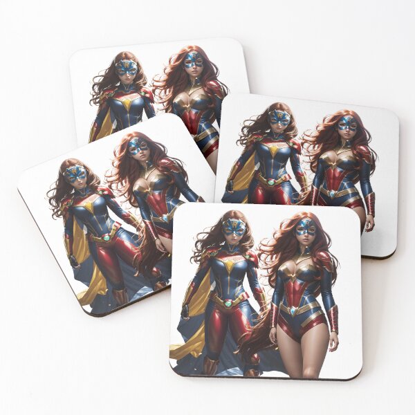 Item preview, Couple of young super heroine girls urban style street wear designed and sold by Carlos Gudino.
