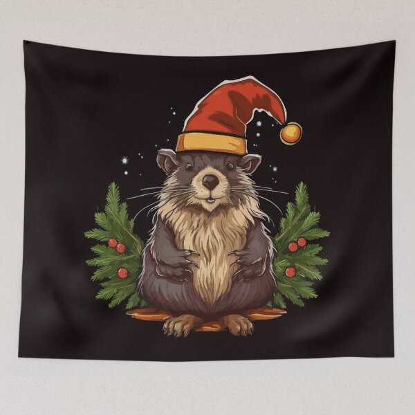 Item preview, Christmas Beaver designed and sold by creativellashop.