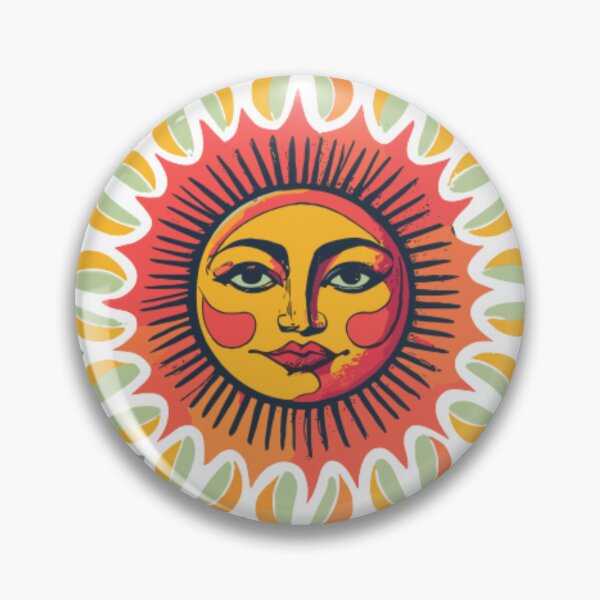Item preview, Vintage Sun Face Design designed and sold by ScruffyBlonde.