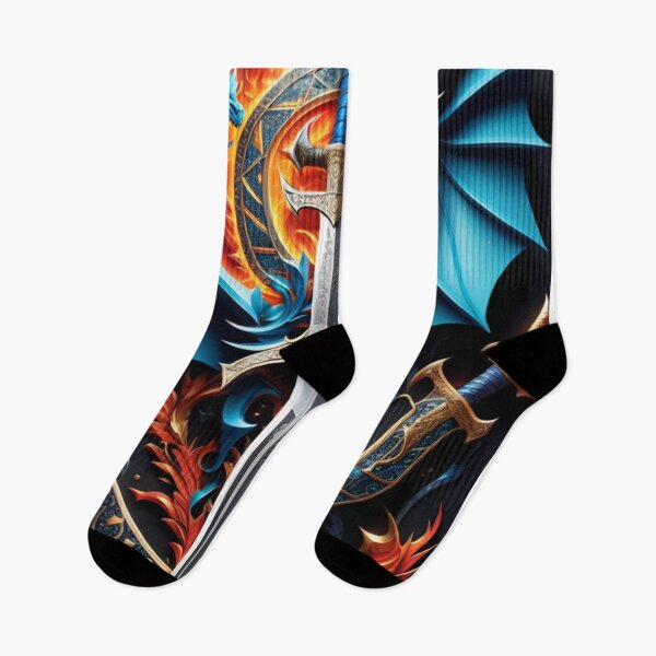 Item preview, Butler Brand - Dragon Inspired Glowing Fire Sword Graphic  designed and sold by Butler in the Home.