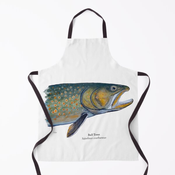 Item preview, Bull Trout Head Painting designed and sold by Stephen Emms.