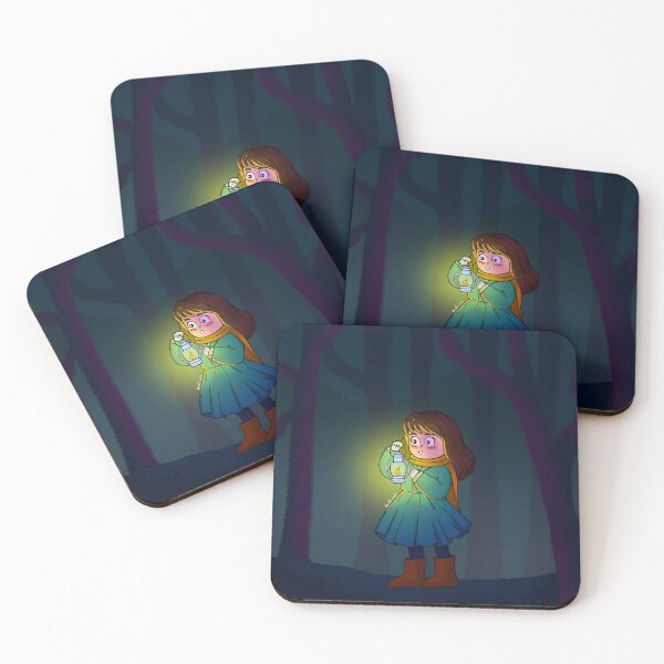Item preview, Curious girl in the forest with flashlight designed and sold by My Favorite Store.