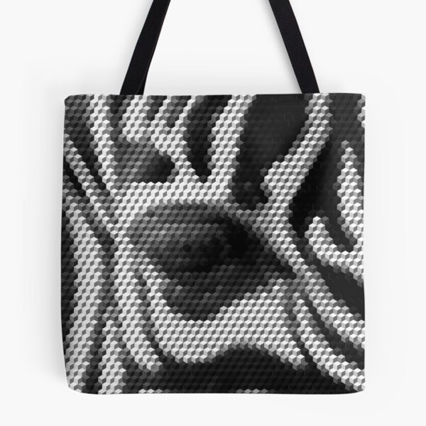 Item preview, Zebra Eye 3D Cubes Low Poly Art designed and sold by SpiroJo.