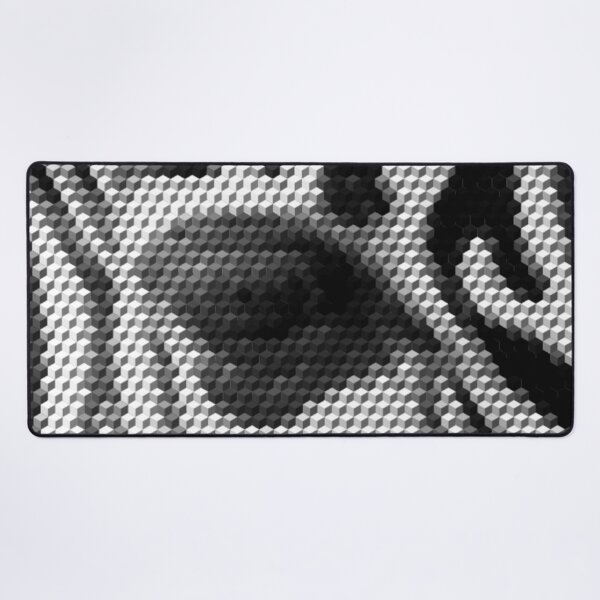 Item preview, Zebra Eye 3D Cubes Low Poly Art designed and sold by SpiroJo.