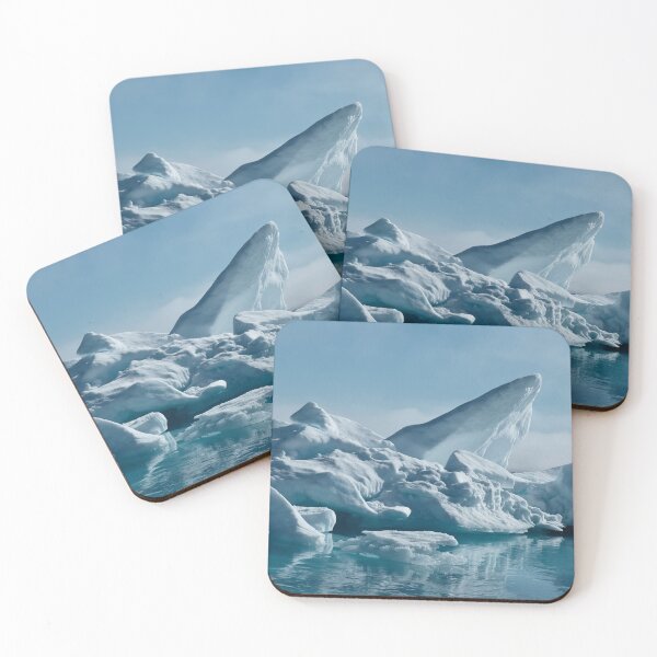 Item preview, Sea ice and icebergs in Baffin Bay designed and sold by Lauren Clewes Photography.