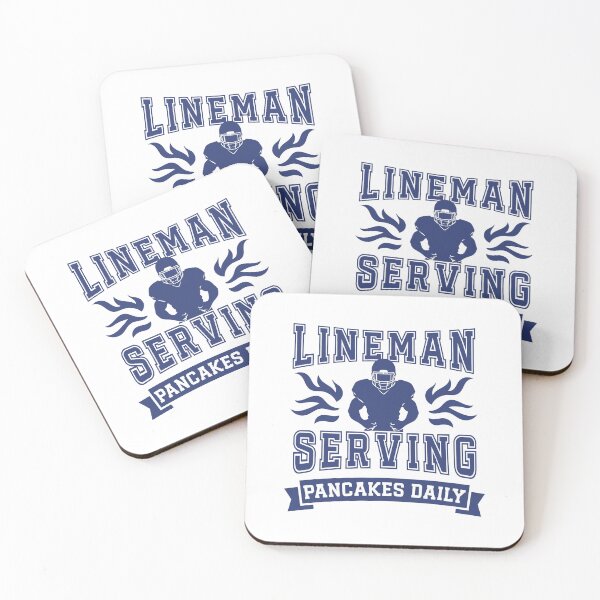 Item preview, Cool Football Saying, Lineman Serving Pancakes Daily designed and sold by dannybel.