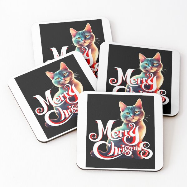 Item preview, Marry Christmas cat 8 designed and sold by MacLis.