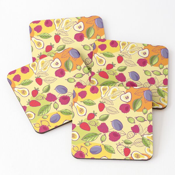 Item preview, Harvest fruits and berries: plum, raspberry, pear, strawberry, apple designed and sold by Olga Matskevich.