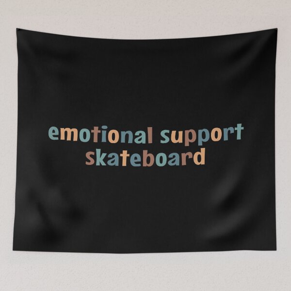 Item preview, emotional support skateboard designed and sold by MOONINSPIRATION.