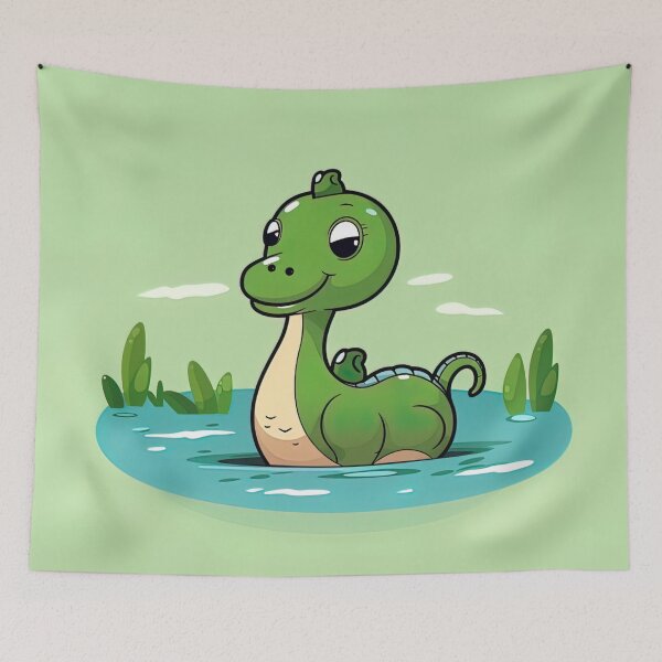 Item preview, Loch Ness Monster | cute style designed and sold by ComicsFactory.