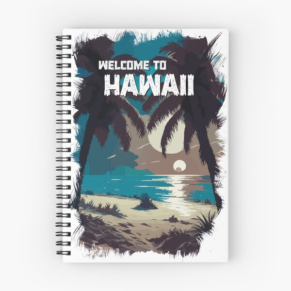 Item preview, HAWAII beach at Sunset ✪ Vintage style poster Most Beautiful Places on Earth  designed and sold by Naumovski.