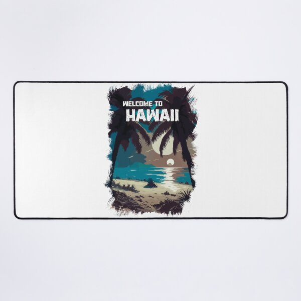 Item preview, HAWAII beach at Sunset ✪ Vintage style poster Most Beautiful Places on Earth designed and sold by Naumovski.
