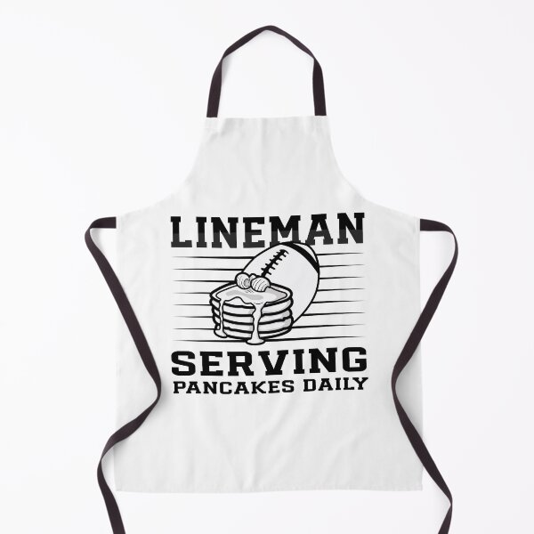 Item preview, Black Graphic Football, Lineman Serving Pancakes Daily designed and sold by dannybel.