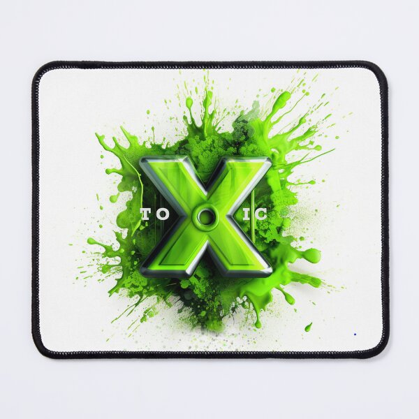 Item preview, Toxic, Toxic splash, vibrant green artwork designed and sold by silent-violin.