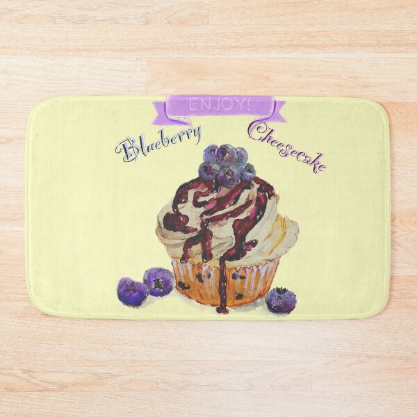 Item preview, Cute Blueberry Cheesecake Cupcake designed and sold by LillyUndercroft.