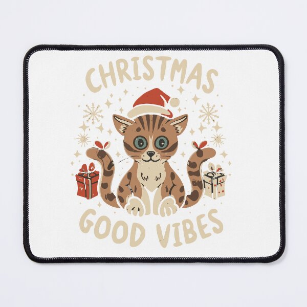 Item preview, Meowy Christmas Good Vibes Only Collection 2023 designed and sold by hayamajaoud.