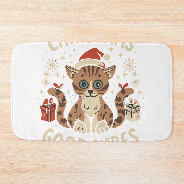 Item preview, Meowy Christmas Good Vibes Only Collection 2023 designed and sold by hayamajaoud.