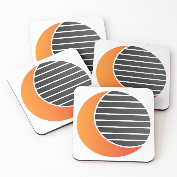 Item preview, Orange Moon with black Shadow designed and sold by Gollenmarket.