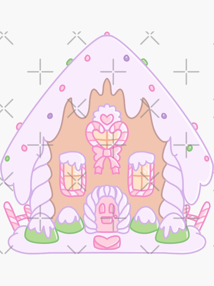 Gingerbread Houses in Pastel Vinyl