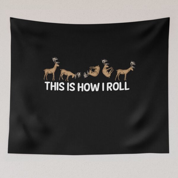 Item preview, Reindeer Lover Kids How I Roll Christmas Reindeer designed and sold by DSWShirts.