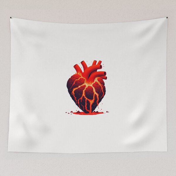 Item preview, Heart of Lava: Abstract Realism, Fiery Elegance Unleashed designed and sold by Doddlaix.