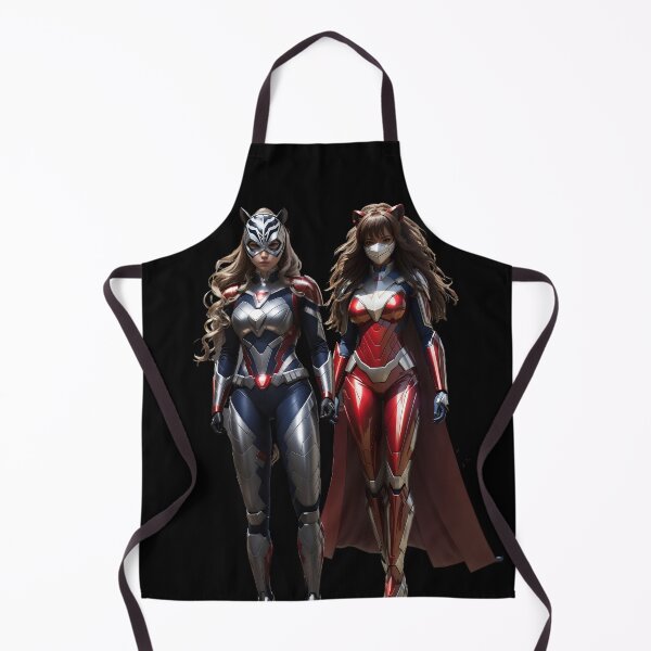 Item preview, Couple of young masked super heroines urban style girl fashion designed and sold by Carlos Gudino.