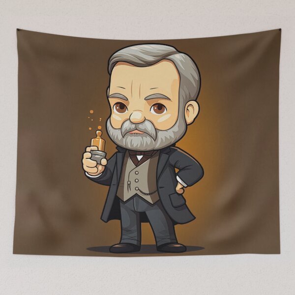 Item preview, Louis Pasteur | cute style designed and sold by ComicsFactory.