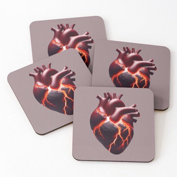 Item preview, Inferno Love: Redefining Abstract Passion with Lava Heart designed and sold by Doddlaix.