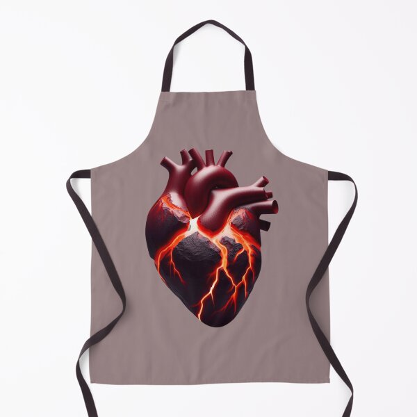 Item preview, Inferno Love: Redefining Abstract Passion with Lava Heart designed and sold by Doddlaix.