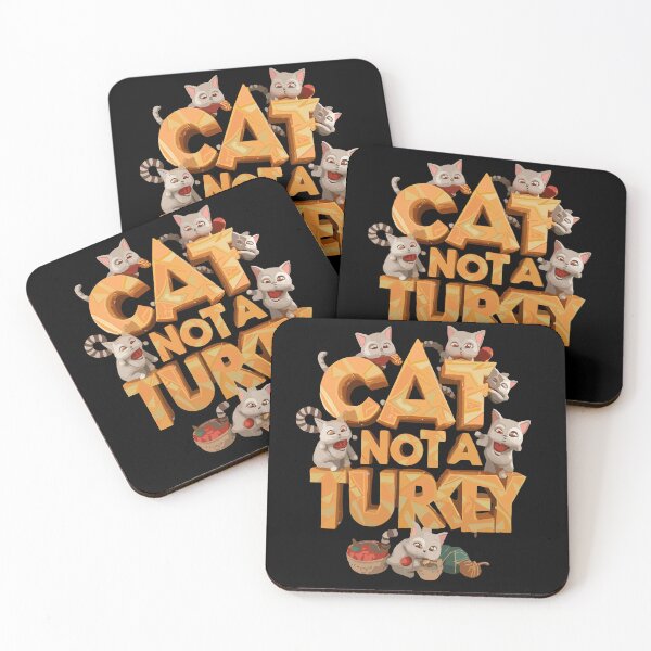 Item preview, Cat not a Turkey Thanksgiving  designed and sold by World-Store1.
