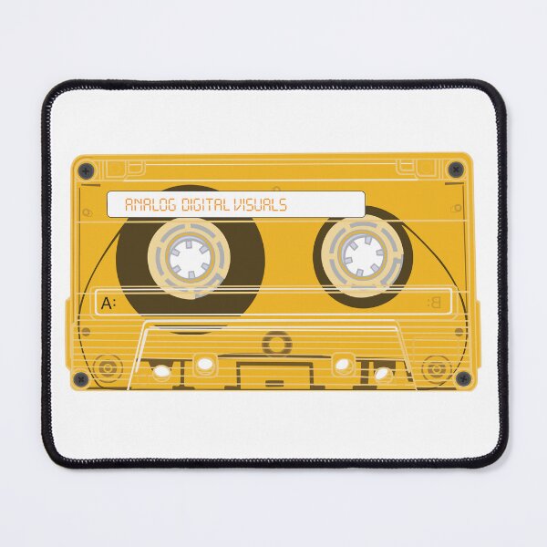 Item preview, Analog Music Vibes – Cassette Tape (Orange-Yellow Colorway) Analog / Music T-Shirt designed and sold by analogdigitalvz.
