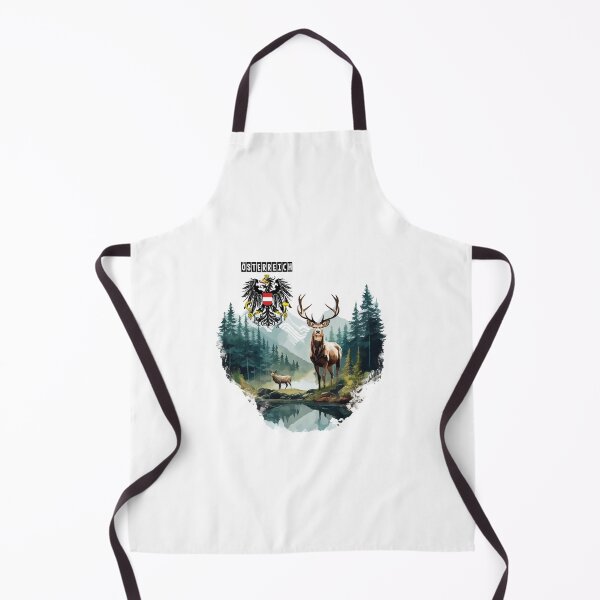 Item preview, Austria eagle & coat of arms with deer and landscape designed and sold by Andrea-Design.