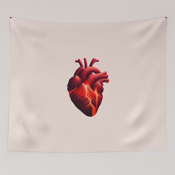 Item preview, Passionate Fusion: Abstract Realism with a Lava Heartbeat designed and sold by Doddlaix.