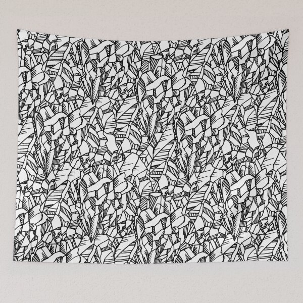 Item preview, Black and white crystals, mountains, structures designed and sold by Olga Matskevich.