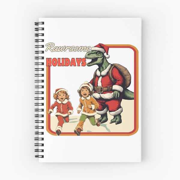 Item preview, Dinosaur Santa Claus  designed and sold by Eolithic.